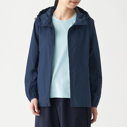 MUJI 無印良品 女士短外套 BDF02A0 海军蓝 S