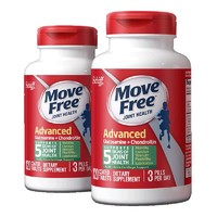 Move Free 益节 美国进口MoveFree益节 氨糖软骨素 钙片 维骨力氨基葡萄糖120粒*2