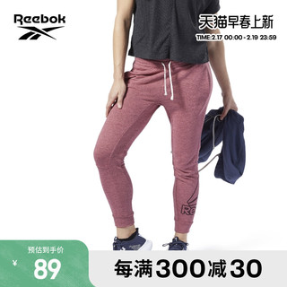 Reebok 锐步 PANTS 女子运动长裤 DY8138 紫红色 XXS