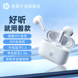 HP 惠普 蓝牙5.3入耳式降噪长续航学习游戏运动蓝牙耳机华为苹果小米通用