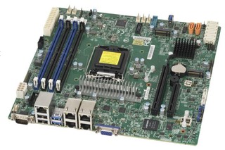行货超微X11SCH-LN4F NAS服务器主板C246芯片ECC四网口8100T M.2