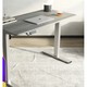 Loctek 乐歌 ES1 电动升降桌电脑桌 灰色桌腿+浅灰木纹 1.2*0.6m桌板
