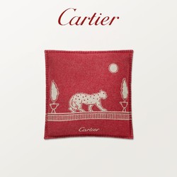 Cartier 卡地亚 生活艺术Panthère猎豹系列 羊毛羊绒靠枕