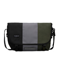 TIMBUK2 天霸 美国单肩包经典拼色邮差包信使包时尚潮包帆布包休闲包男女 黑灰绿 XS TKB1108-1-1121