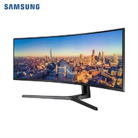 抖音超值购：SAMSUNG 三星 C49J890DKC 48.9英寸电竞游戏高清曲面带鱼显示器