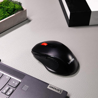 ThinkPad 思考本 Lenovo/联想联想一键服务鼠标M24无线蓝牙舒适台式办公黑色有线