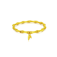 GOLD OF CHINA 中银金行 竹节系列 DSBA0112 节节高升足金手链