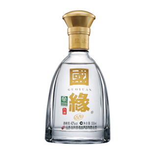 今世缘 国缘 对开 浓香型 白酒 550ml 单瓶装