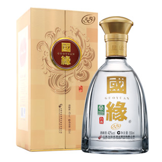 今世缘 国缘 对开 浓香型 白酒 550ml 单瓶装