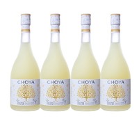 cdf会员购：CHOYA 俏雅 蝶矢柚子酒 15%vol 四瓶装 750ml*4