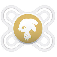 MAM 美安萌 MAM Perfect系列 701436 安抚奶嘴 日用款 黄色兔子 0-2月