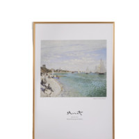 LINYI PHOTO FRAME 林益相框 LY006 简约铝合金相框 香槟色 50*70cm 圆面款