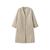 MUJI 無印良品 女士中长款棉服 BD02CC2A 浅棕色 L