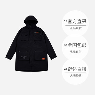 Dickies棉服连帽中长款保暖外套工装风冬季男 DK008013 黑色 L