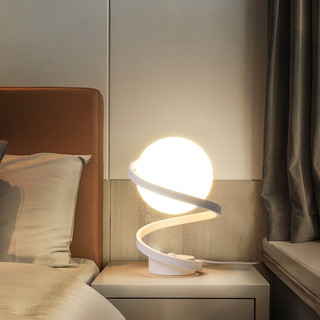 台灯卧室床头灯简约创意温馨客厅书房灯2022年新款玻璃网红氛围灯