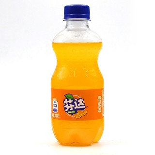 可口可乐芬达300ml*6/12瓶 碳酸饮料橙味汽水饮品迷你便携小瓶装