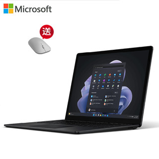 Microsoft 微软 Surface Laptop5 12代酷睿i5-1235U 16G 512G Evo认证 13.5英寸2.2K高色域触控屏 典雅黑 金属掌托