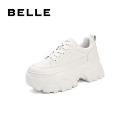 BeLLE 百丽 小白鞋女鞋冬季百搭新商场同款时尚潮流厚底休闲鞋X4Z1DCM1