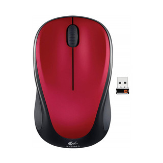 logitech 罗技 M325c 2.4G无线鼠标 红色