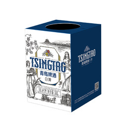 TSINGTAO 青岛啤酒 全麦白啤 德式小麦白啤酒 330mL 24罐