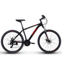 XDS 喜德盛 黑客350 山地自行车 黑红 15.5寸 26英寸 21速 15.5寸