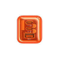 TORRAS 图拉斯 CDRA35 手机充电器 USB-A/双Type-C 65W 数据线 1.68m 活力橙