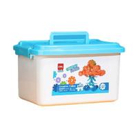 deli 得力 74553 雪花片 300片 收纳箱装