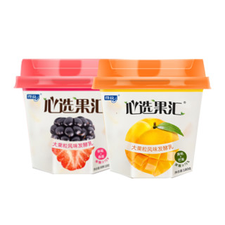 得益大果粒酸奶整箱180g/盒装酸奶水果老酸奶碗装得益网红酸牛奶