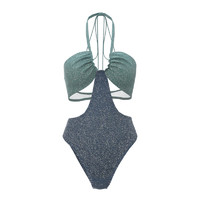 ATLANTIC BEACH 女子三角连体泳衣 BC22W15068 松石绿 M
