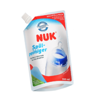 NUK 进口奶瓶清洗剂婴儿可降解清洗液宝宝玩具消毒液果蔬清洗液 奶瓶补充装500ml