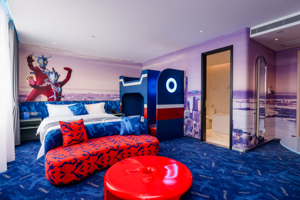 上海海昌奥特曼主题酒店 光芒闪耀家庭房1晚套餐(含2大1小早餐 2大1小