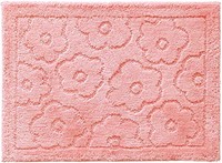 OKA 浴室地垫 干度好 阳光 吸水 速干 约36×55厘米 粉色约36厘米×55厘米