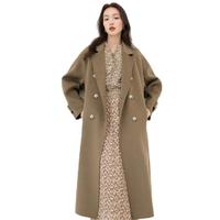 eifini 伊芙丽 女士中长款大衣 1DA971331 军绿 S