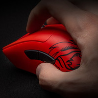 RAZER 雷蛇 炼狱蝰蛇V3 专业版 FAKER HYPERPOLLING 2.4G双模无线鼠标 30000DPI 红色