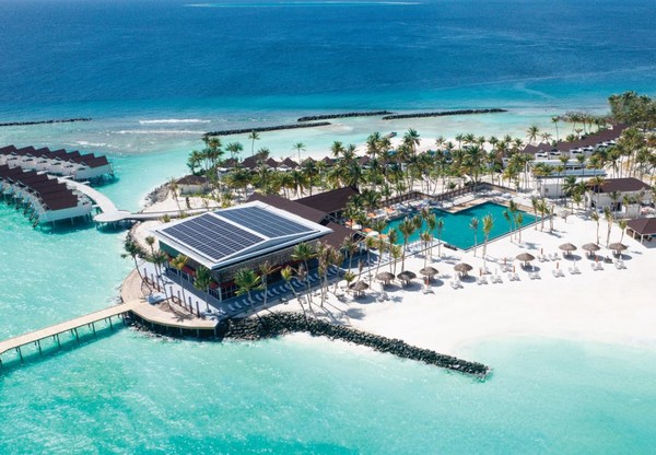 五一国庆暑期都不加价，去年新开业的四星岛！马尔代夫奥露艾拉富士度假酒店一价全包套餐（含2沙2水+快艇上岛+每日三餐、酒水饮料等）