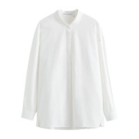 FANSILANEN 范思蓝恩 女士长袖衬衫 22FS3216 白色 XS