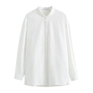 FANSILANEN 范思蓝恩 女士长袖衬衫 22FS3216 白色 L