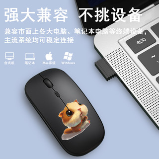 华硕戴尔联想无线鼠标静音无声可充电式蓝牙双模5.1滑鼠适用苹果小米惠普宏碁笔记本电脑无限办公ipad通用