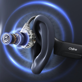 Chiline 泫音 SP3 骨传导挂耳式动圈降噪蓝牙耳机 黑色
