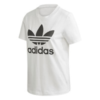 限尺码：adidas ORIGINALS TREFOIL 女子运动T恤 FM3306