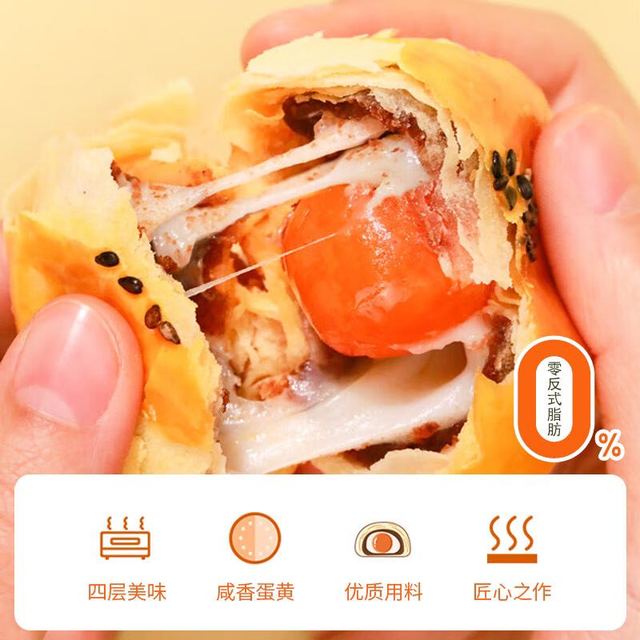 RIOC 怡可滋 蛋黄酥礼盒雪媚娘 饼干蛋糕早餐代餐休闲零食糕点小吃500g/箱