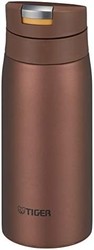 TIGER 虎牌 水瓶 350ml 马克杯 不锈钢瓶 一键式 轻量 MCX-A352RO 红赭石色