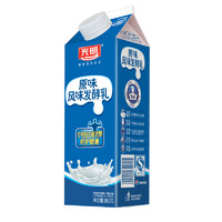 Bright 光明 风味酸牛奶原味980克/盒发酵乳益生菌蛋白营养优质纯正