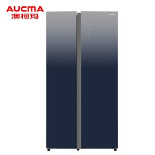 AUCMA 澳柯玛 BCD-530WPG 风冷对开门冰箱 530L 星幻银