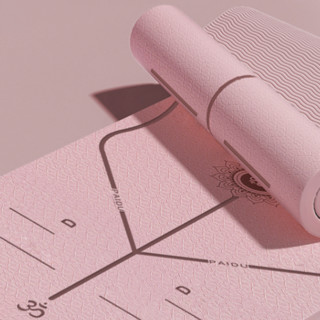 PIDEG 派度 瑜伽垫 粉色 183*61*8mm 标准版