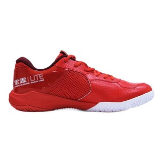 LI-NING 李宁 雷霆 Lite 男子羽毛球鞋 AYTS020-3 赤焰红 37.5