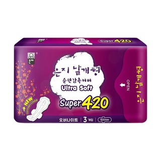 Eun jee 恩芝 420超长夜用卫生巾 42cm*3