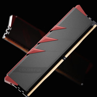 COLORFUL 七彩虹 16GB (8G×2) DDR4 4000 台式机内存条 马甲条 战斧·赤焰系列