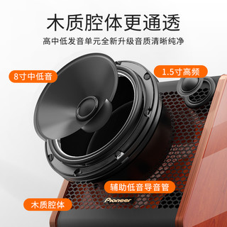 Pioneer 先锋 音响户外K歌音箱蓝牙大音量广场舞唱歌便携式带无线话筒声卡