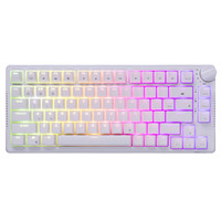 ROYAL KLUDGE H81 81键 2.4G蓝牙 多模无线机械键盘 白色 青瓷轴 RGB